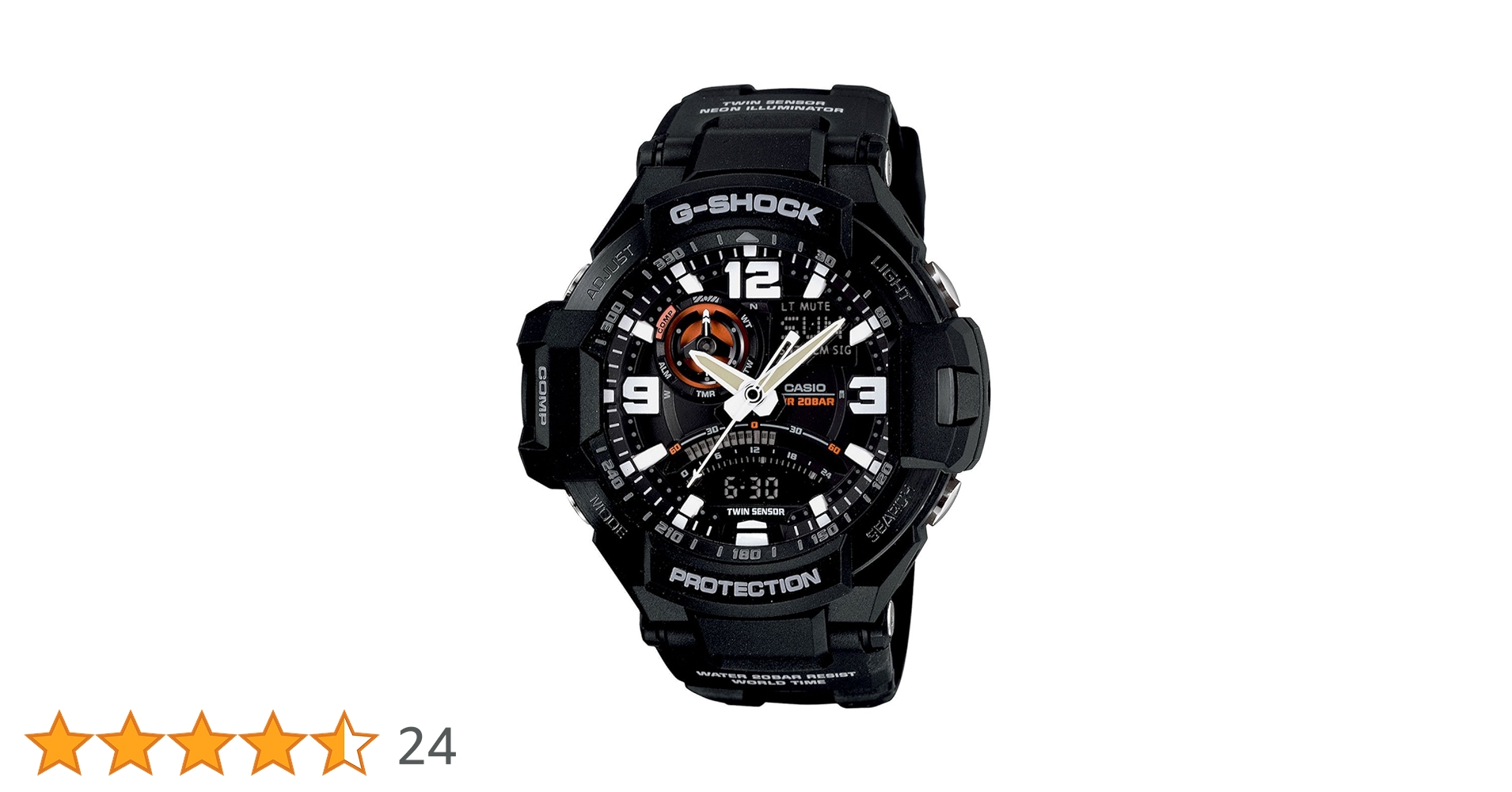 Casio G-Shock Gravitymaster GA1000-1A Twin Sensor Aviation W